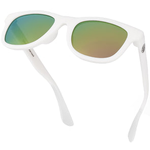 White - Polarised Kids Sunglasses by Baby Sunnies (2-8 Years)